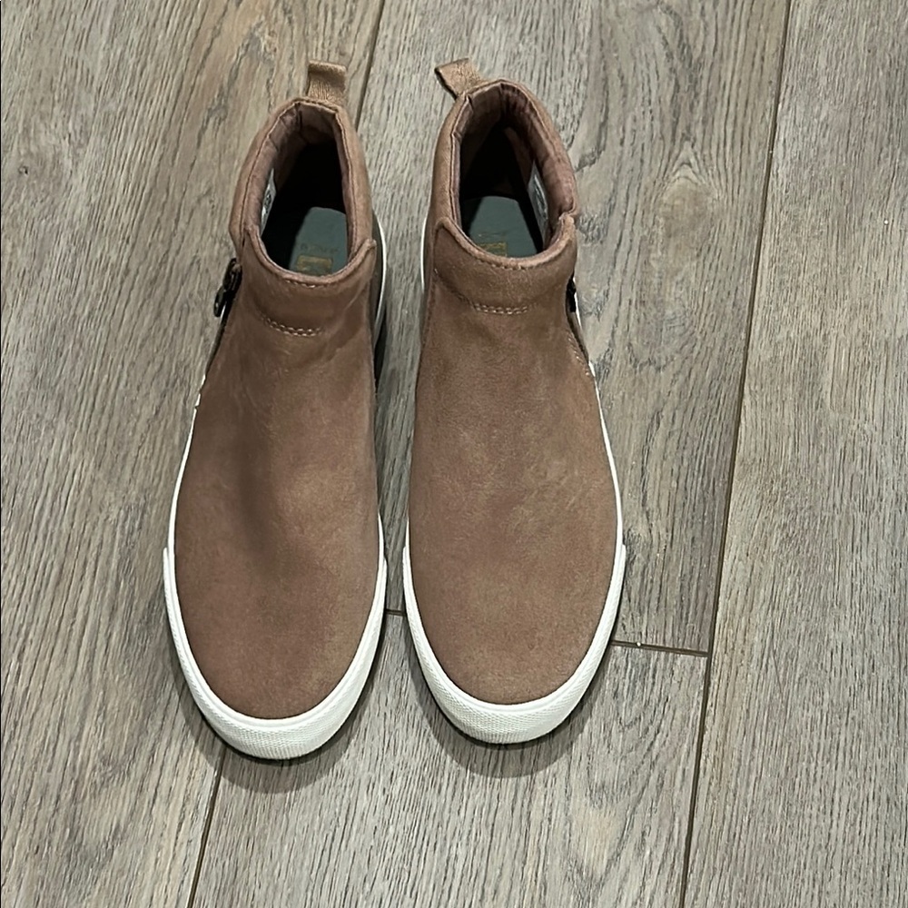 Keds Tan High-Top Sneakers